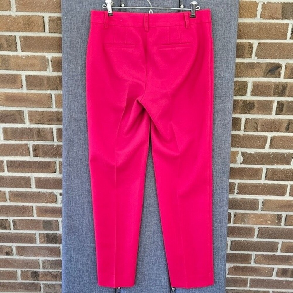 Talbots Hampshire Ankle Pants Red Chino Casual Stretch Womens Size 4 - Picture 4 of 7